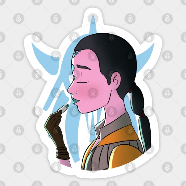 Lipstick Synara San Sticker by Lipstick and Lightsabers